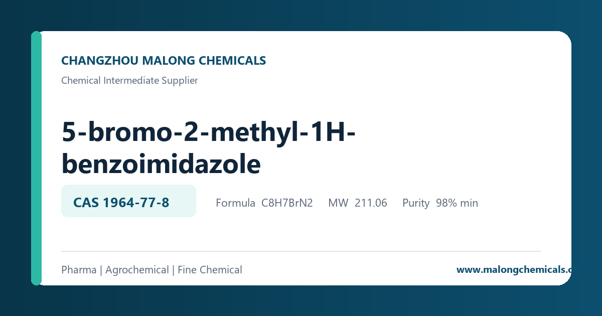 5-bromo-2-methyl-1H-benzoimidazole chemical intermediate overview