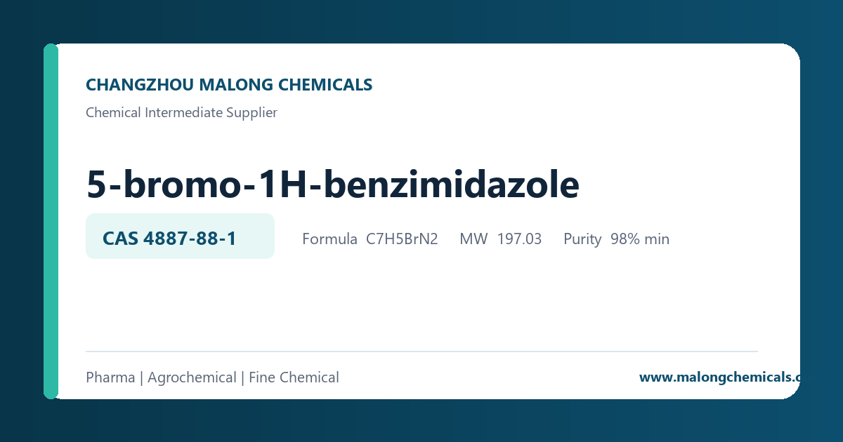 5-bromo-1H-benzimidazole chemical intermediate overview